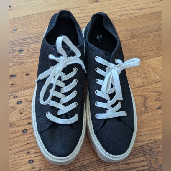 H&M Canvas Platform Espadrille Sneakers - Picture 2 of 6
